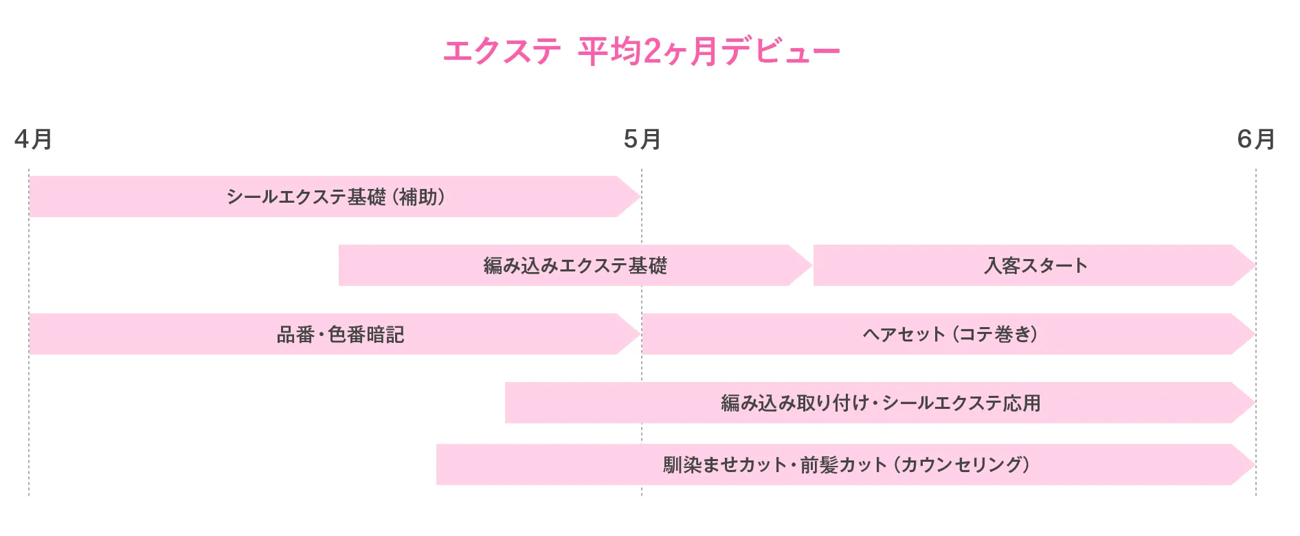 デビューまでの道のり 画像